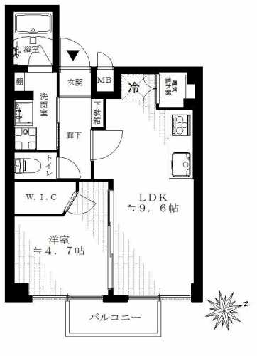 新宿区　中古マンション　リノベーション　内装　ホームステージング　家具設置　小物設置